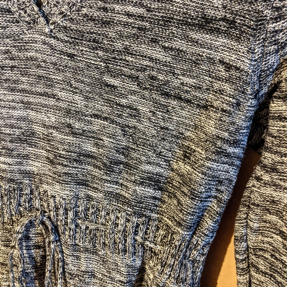 Hooded Poncho Sweater with Adjustable Waist EUC - Picture 4 of 5